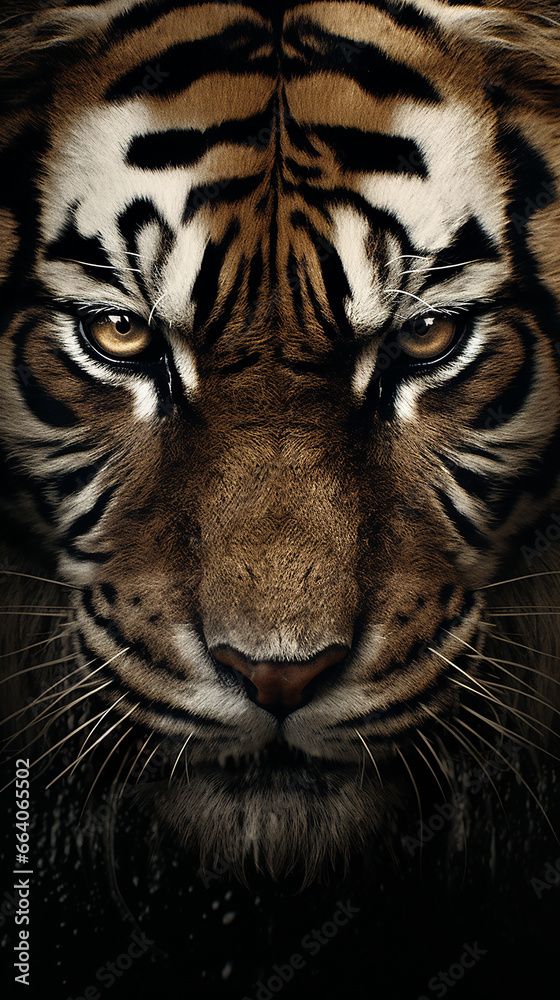Fototapeta premium olhos de tigre 