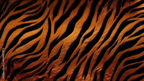  a close up of a tiger print pattern on a wall. generative ai