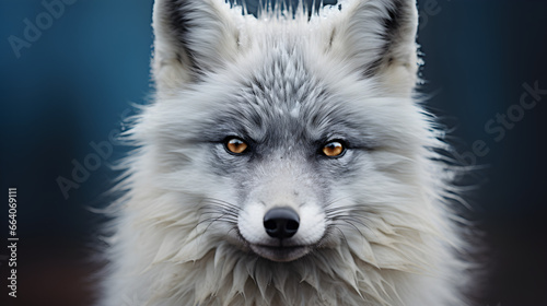 Arctic Fox  Captivating Gaze of the Subzero Wilderness