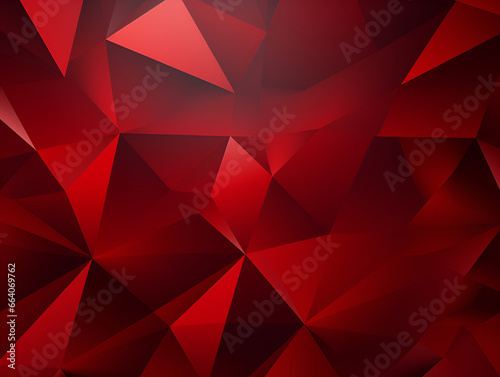Red triangle mosaic abstract background design