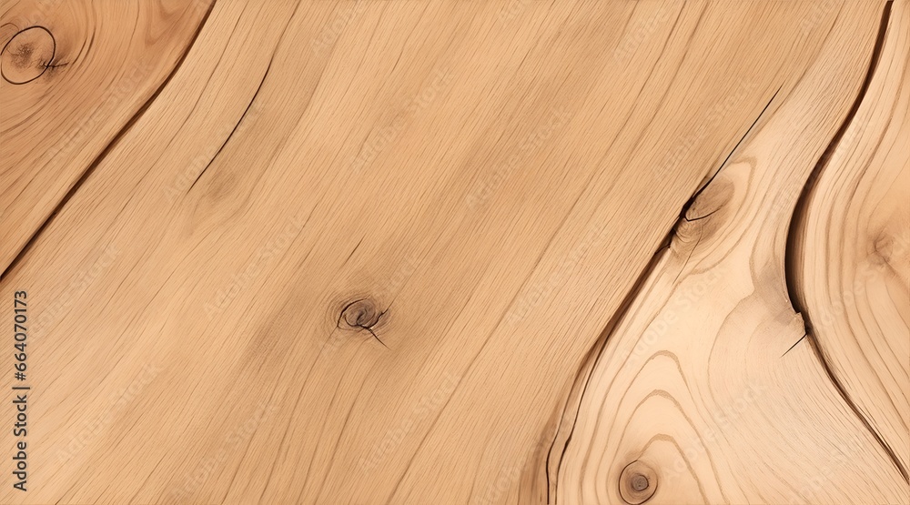 Fototapeta premium Rustic wood background image. Wood plank wall teak plank texture background. Wood Illustration for creative design . Wood oak tree cut surface. Tree rings with close up of end grain