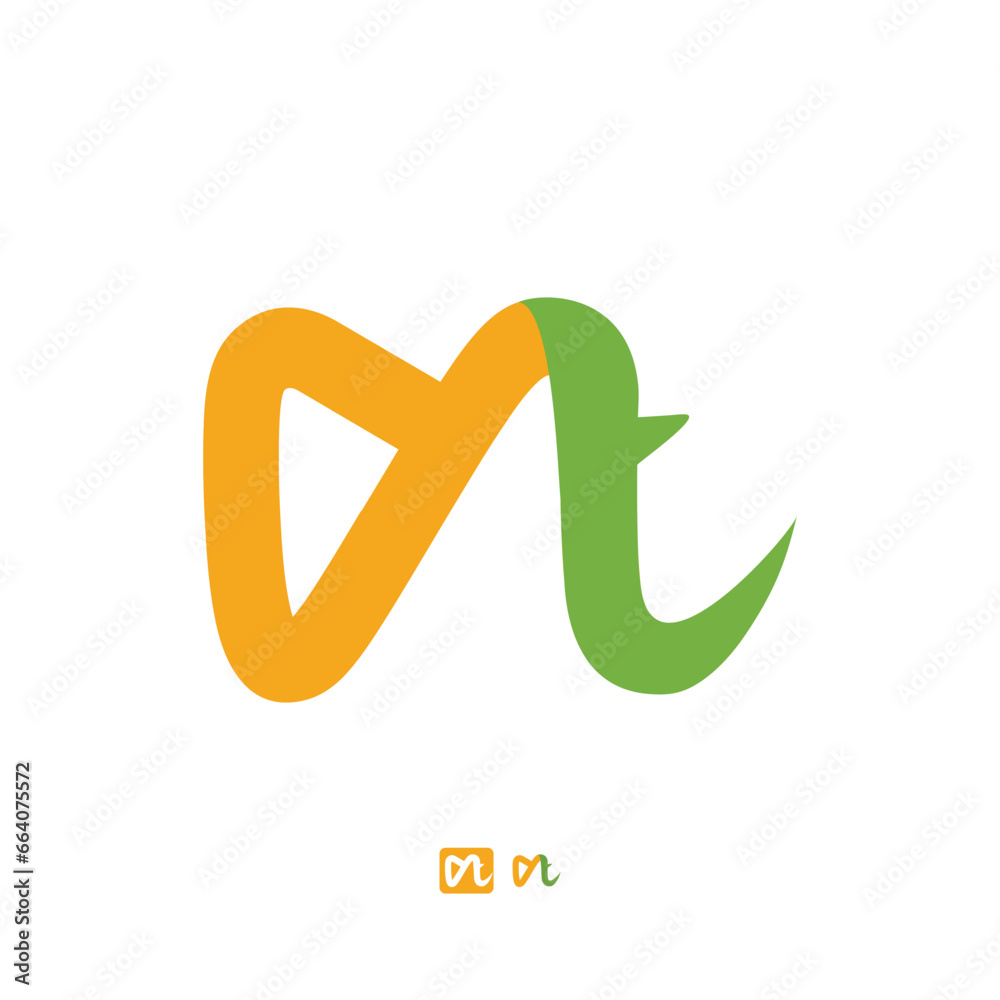 Letter MT design element icon with creative modern concept Letter MT design element icon with creative modern concept