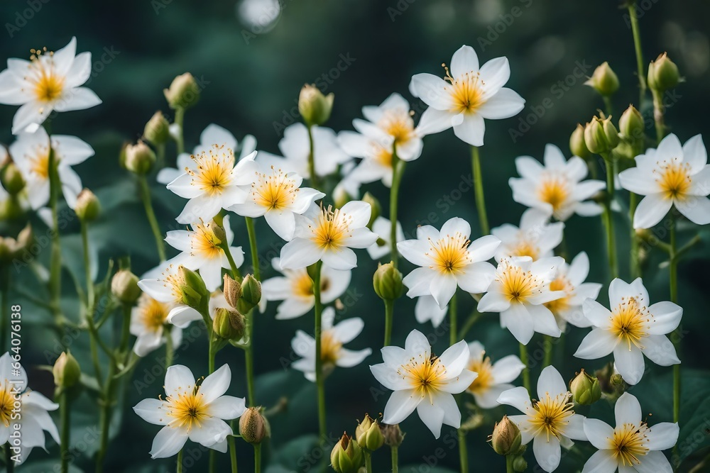 white flowers in a garden white flowers in a garden