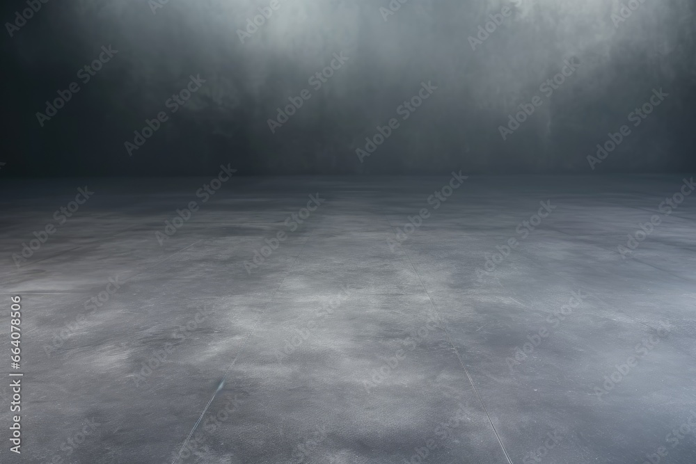 dark floor with fog