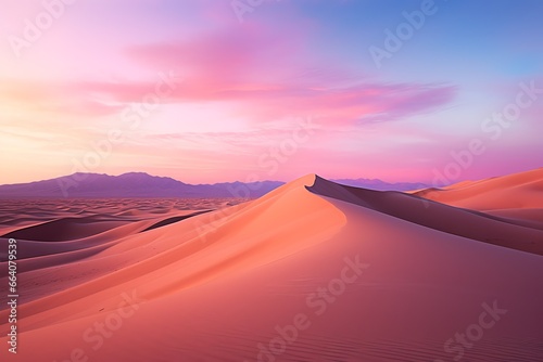 a sand dunes in the desert