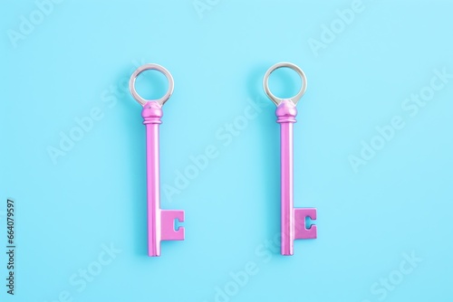 a couple of pink keys © ion