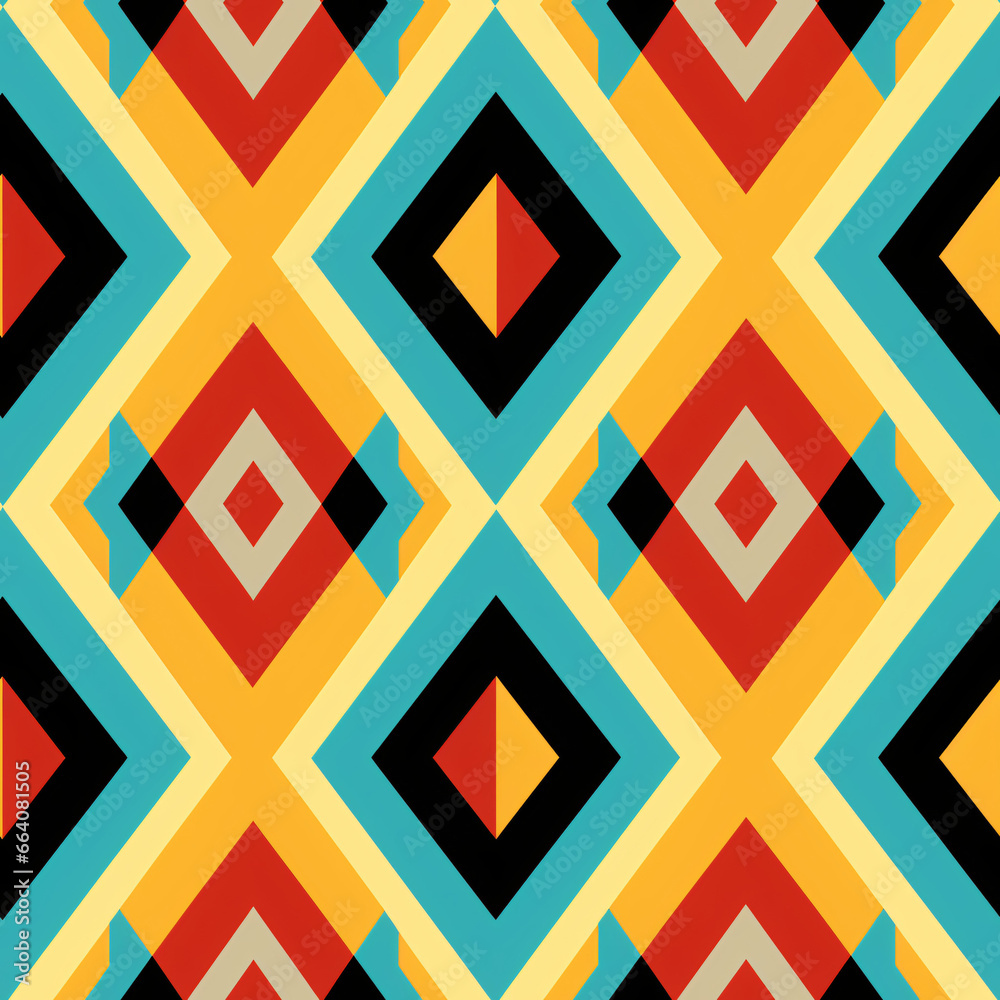 geometric pattern of rhombuses geometric pattern of rhombuses