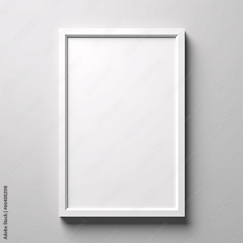 photorealistic 32k empty white poster frame photorealistic 32k empty white poster frame