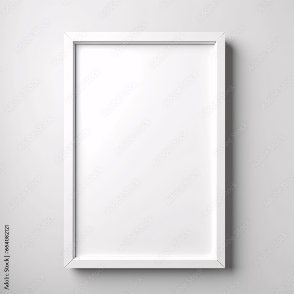 photorealistic 32k empty white poster frame photorealistic 32k empty white poster frame