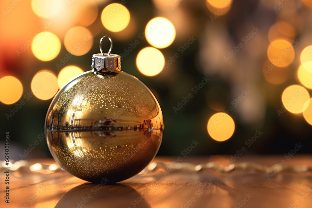 Christmas decoration on bokeh background. Festive decoration on bokeh background. Christmas decoration on bokeh background. Festive decoration on bokeh background.