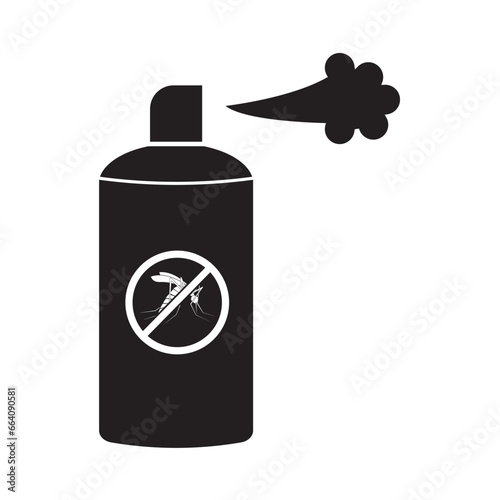 mosquito spray icon logo vector design template