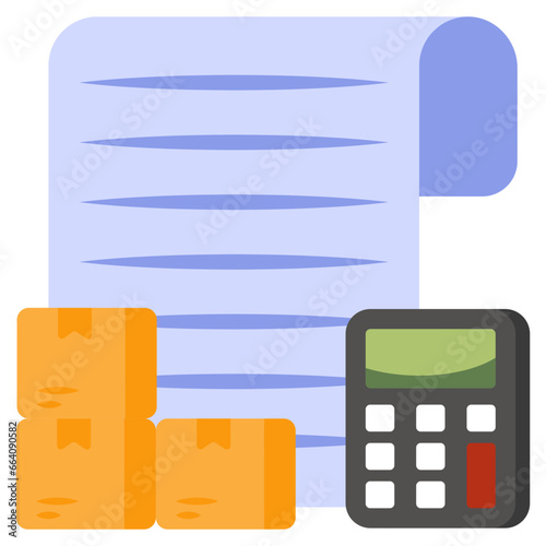 Perfect design icon of logistic list