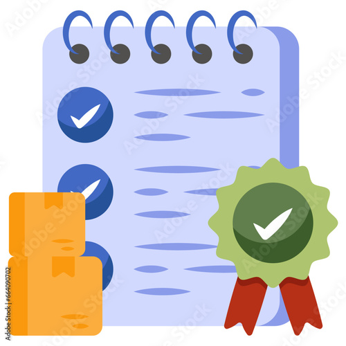 Perfect design icon of logistic list