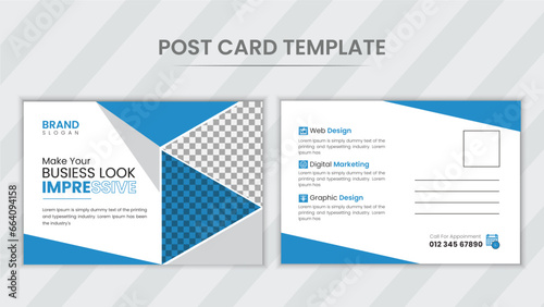 creative business postcard design 