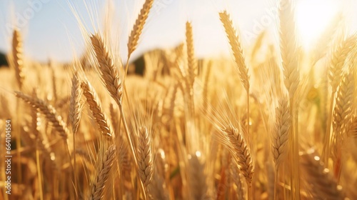 a field of wheat photo