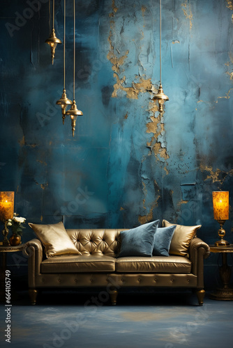Hand painted photography canvas textured backdrops, wallpaper, hand painted, 8k, wide angle, gold accents. AI generative