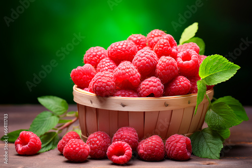 A good harvest of raspberries. Growing raspberries. Farm and field. Harvested agricultural crops.