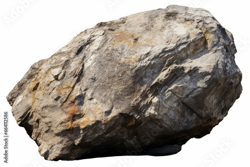 Transparent background rock. Generative AI