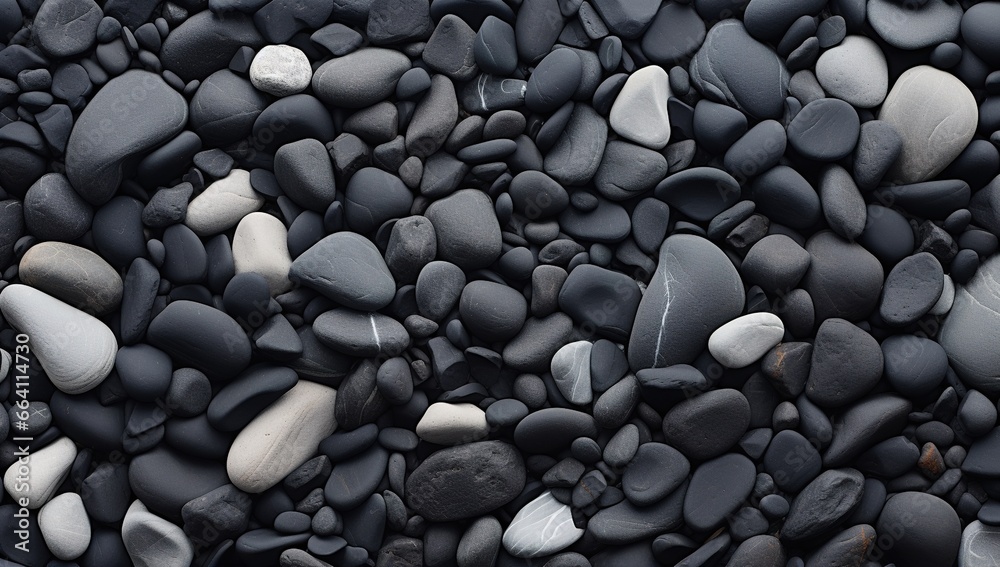 Black and gray stones abstract background Black and gray stones abstract background