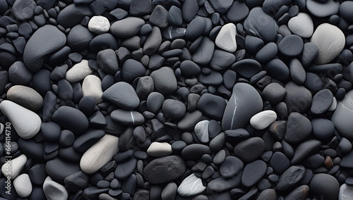 Black and gray stones abstract background