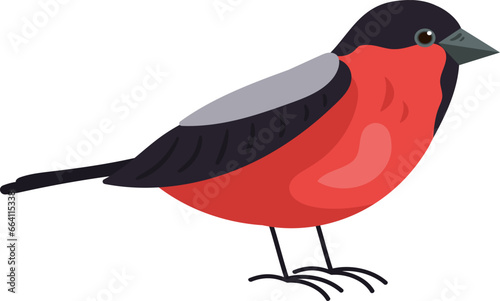 Bullfinch Bird Icon