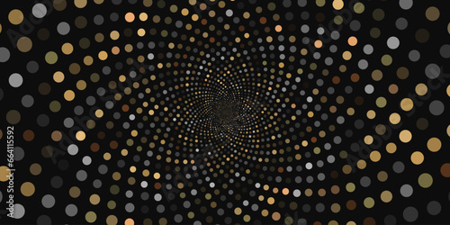 Halftone dotted background ...