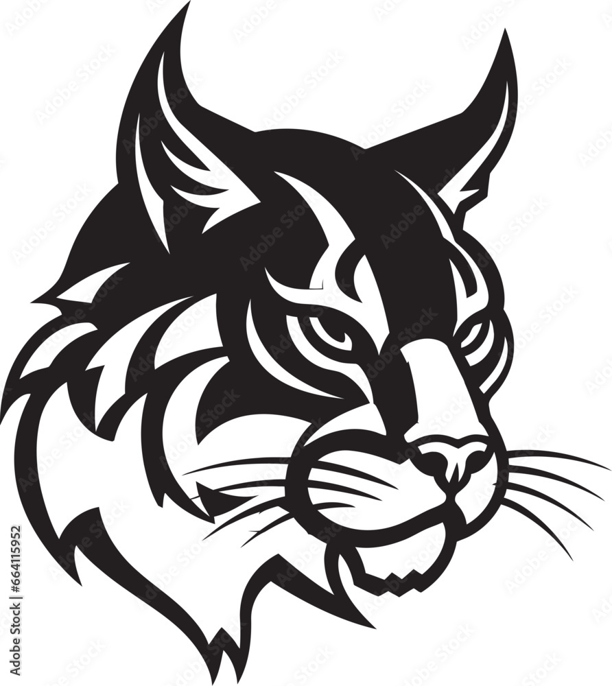Vector Bobcat A Wild Predator Animal in a Vector Illustration Format Bobcat Vector Design A Feral Cat with a Wild Spirit Vector Bobcat A Wild Predator Animal in a Vector Illustration Format Bobcat Vector Design A Feral Cat with a Wild Spirit