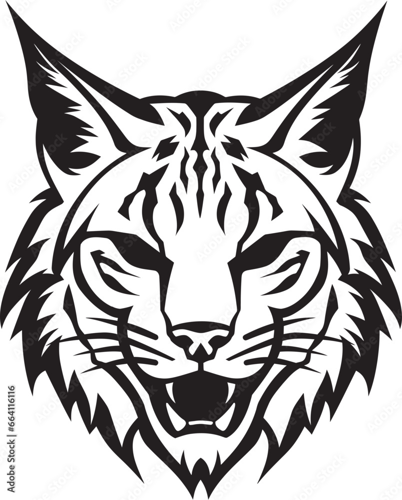 Bobcat Vector A Powerful and Agile Predator Bobcat Vector Design A Wild Predator Animal Bobcat Vector A Powerful and Agile Predator Bobcat Vector Design A Wild Predator Animal