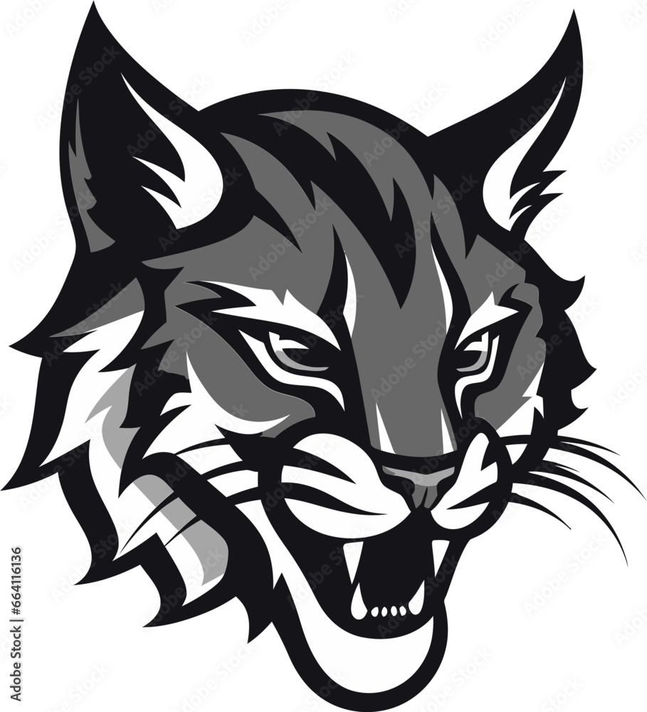 Bobcat Vector A Fierce and Beautiful Wild Cat Bobcat Vector Design A Feral Cat with a Wild Spirit Bobcat Vector A Fierce and Beautiful Wild Cat Bobcat Vector Design A Feral Cat with a Wild Spirit