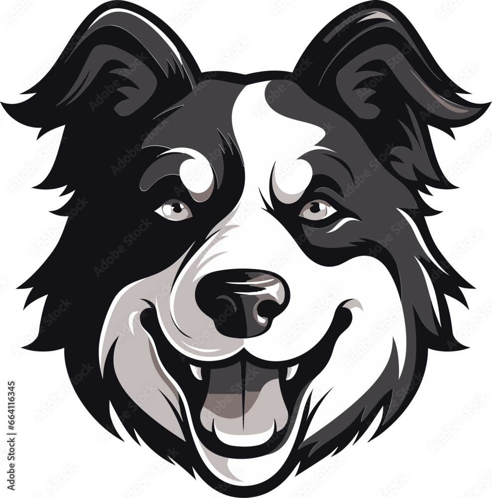 Obraz premium Dog as a Robot Vector Design Dog as a Ninja Vector Design