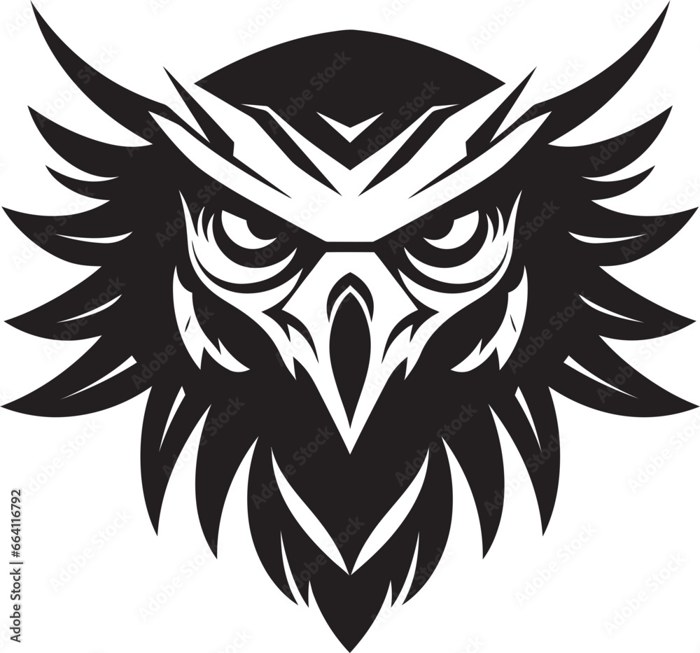 Black Falcon A Vector Logo Design for the Business Thats Always on the Hunt Black Falcon A Vector Logo Design for the Business Thats Ready to Make Its Mark