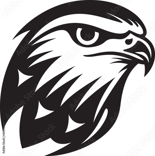Black Falcon A Vector Logo Design for a Business Thats Soaring to New Heights Black Falcon A Vector Logo Design for the Business Thats Ready to Strike