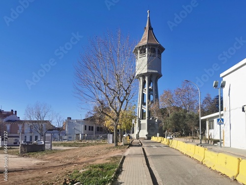 water tower in the city of Sabadell 