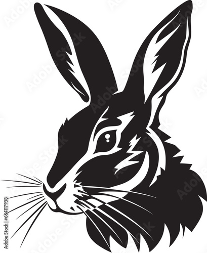 Black Vector Rabbit A Logo Thats as Quick as Lightning Black Vector Rabbit A Logo Thats Sure to Make You Laugh