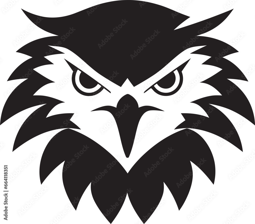Black Vector Predator Hawk A Logo That Will Take Your Brand Into the Future Predator Hawk A Black Vector Logo for Those Who Are Not Afraid to Succeed