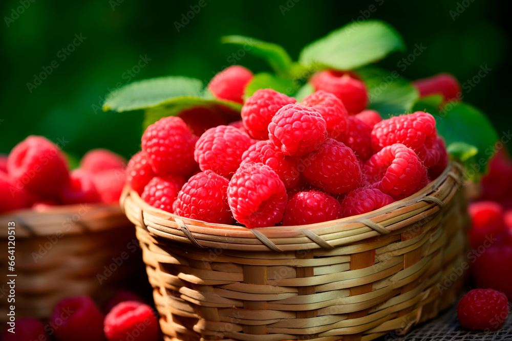A good harvest of raspberries. Growing raspberries. Farm and field. Harvested agricultural crops. A good harvest of raspberries. Growing raspberries. Farm and field. Harvested agricultural crops.