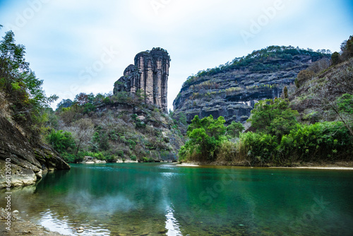Wuyishan, Wuyishan City, Fujian Province - Yunu Peak and Jiuqu Stream