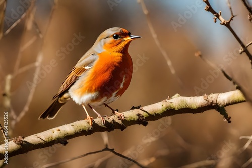 robin on a twig