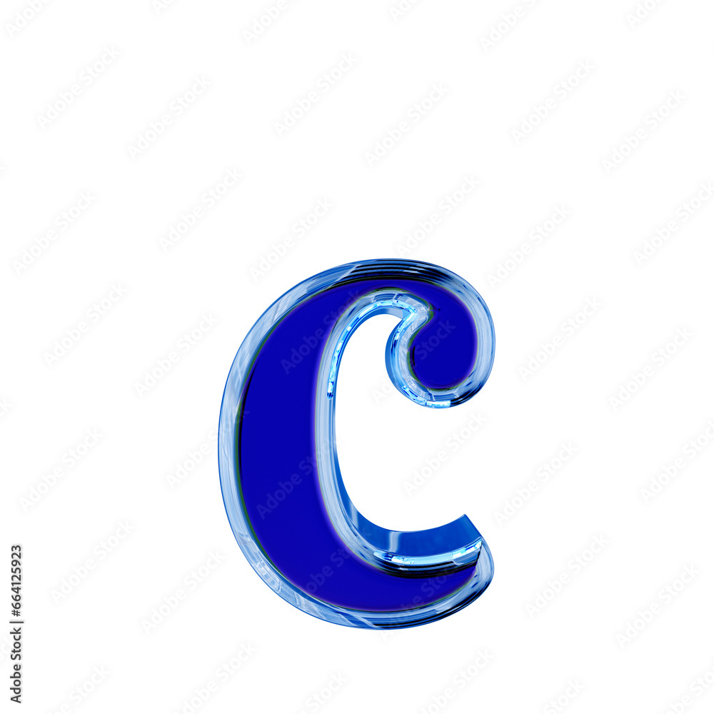 Blue symbol in a blue ice frame Blue symbol in a blue ice frame