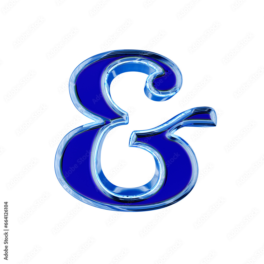 Blue symbol in a blue ice frame Blue symbol in a blue ice frame