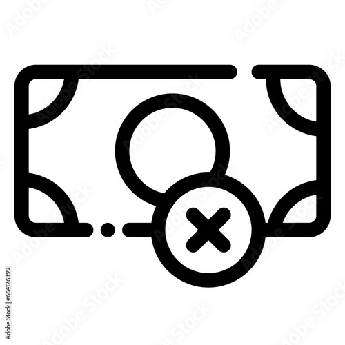 no money icon