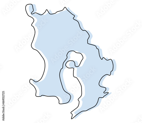 kagoshima map, kagoshima vector, kagoshima outline, kagoshima stylized, kagoshima, kagoshima prefecture