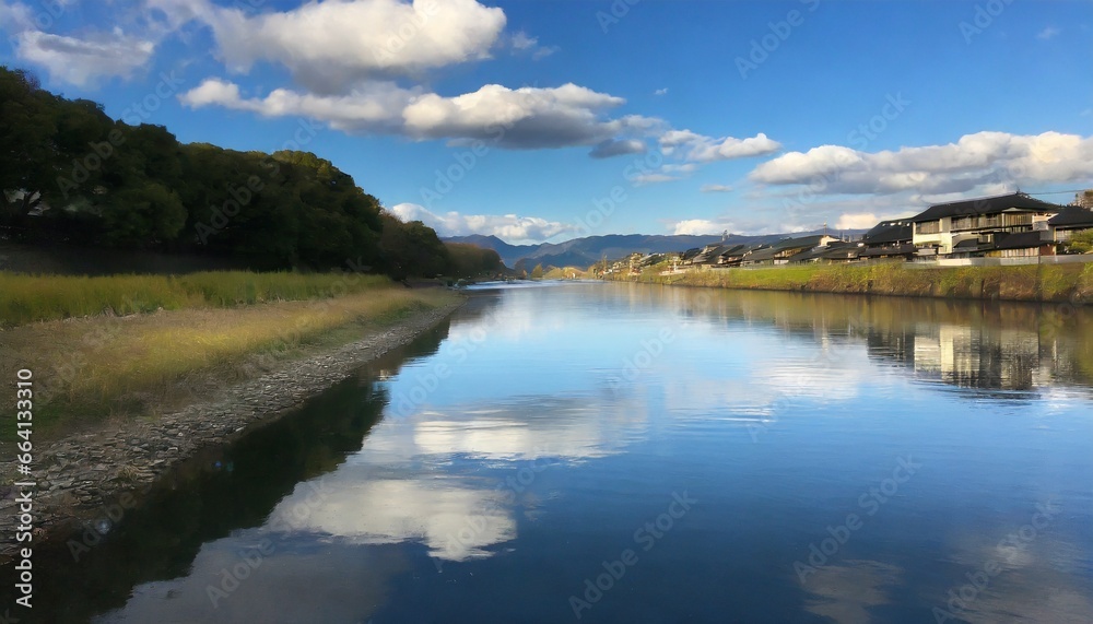 日本の穏やかな川4