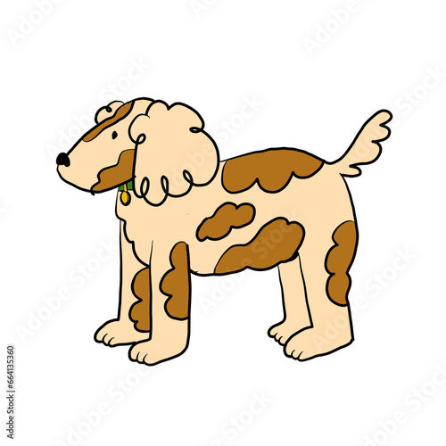 Ilustracion Perro Cocker transparente