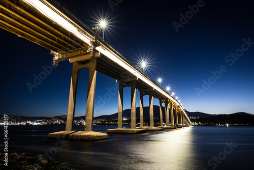 Tasman Bridge in Hobart Tasmania Australia photo