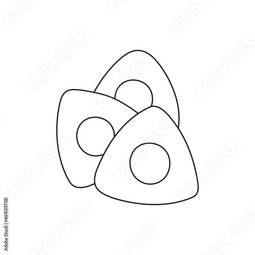 Hand drawn Kids drawing Cartoon Vector illustration tailors chalk Isolated on White Background