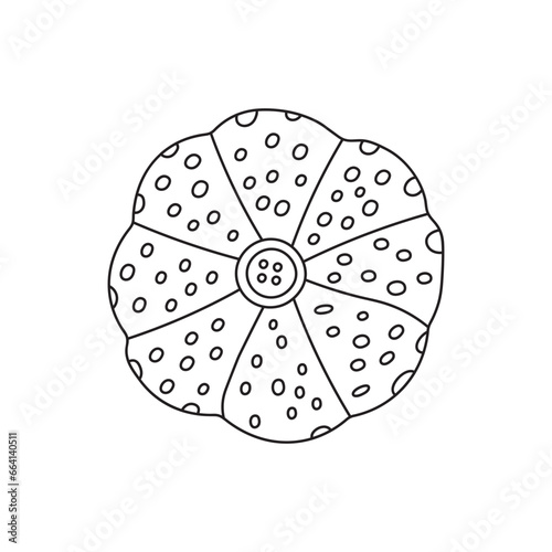 Hand drawn Kids drawing Cartoon Vector illustration pincushion Isolated on White Background
