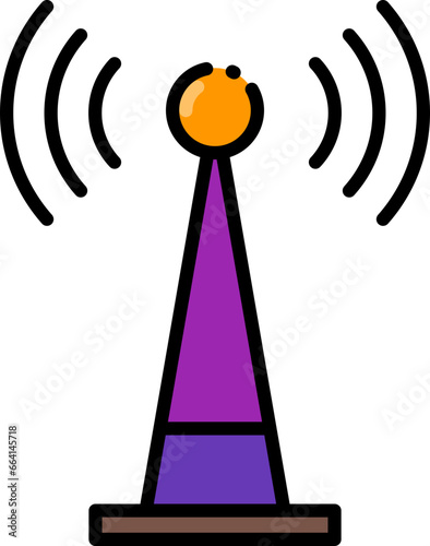 Broadcasting station icon