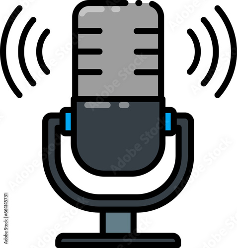 Mic podcast icon