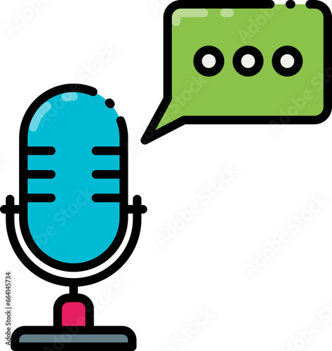 Discussion podcast icon